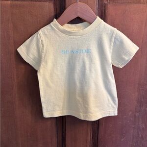 Seaside Shop Yellow Baby Tshirt